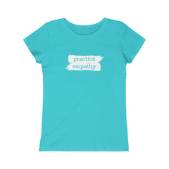 Girl's Princess Tee, Brushes Logo-Kids clothes-Practice Empathy