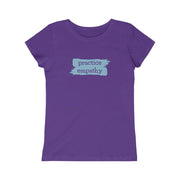 Girl's Princess Tee, Brushes Logo-Kids clothes-Practice Empathy