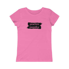 Girl's Princess Tee, Brushes Logo-Kids clothes-Practice Empathy