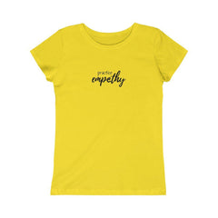 Girls Princess Tee, Hand in Hand Logo-Kids clothes-Practice Empathy