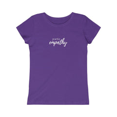 Girls Princess Tee, Hand in Hand Logo-Kids clothes-Practice Empathy