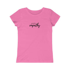 Girls Princess Tee, Hand in Hand Logo-Kids clothes-Practice Empathy
