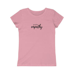 Girls Princess Tee, Hand in Hand Logo-Kids clothes-Practice Empathy