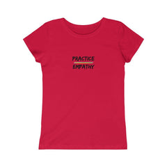 Girls Princess Tee, Rainbow Logo-Kids clothes-Practice Empathy