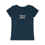 Girls Princess Tee, Rainbow Logo-Kids clothes-Practice Empathy
