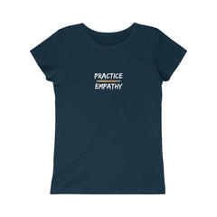 Girls Princess Tee, Rainbow Logo-Kids clothes-Practice Empathy