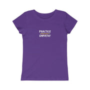 Girls Princess Tee, Rainbow Logo-Kids clothes-Practice Empathy