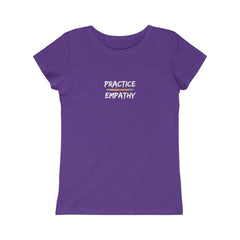 Girls Princess Tee, Rainbow Logo-Kids clothes-Practice Empathy