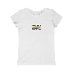 Girls Princess Tee, Rainbow Logo-Kids clothes-Practice Empathy