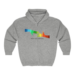Heavy Blend™ Full Zip Hooded Sweatshirt, My Hand to Yours-Hoodie-Practice Empathy