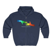 Heavy Blend™ Full Zip Hooded Sweatshirt, My Hand to Yours-Hoodie-Practice Empathy