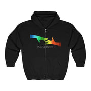 Heavy Blend™ Full Zip Hooded Sweatshirt, My Hand to Yours-Hoodie-Practice Empathy