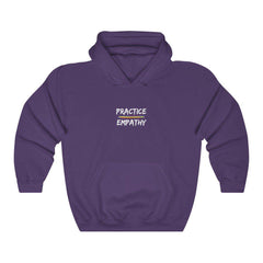 Heavy Blend™ Hooded Sweatshirt, Rainbow Logo-Hoodie-Practice Empathy
