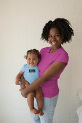 Infant Fine Jersey Bodysuit, Brushes Logo-Kids clothes-Practice Empathy