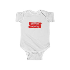 Infant Fine Jersey Bodysuit, Brushes Logo-Kids clothes-Practice Empathy
