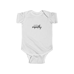 Infant Fine Jersey Bodysuit, Hand in Hand Logo-Kids clothes-Practice Empathy