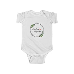 Infant Fine Jersey Bodysuit, Olive Branch Logo-Kids clothes-Practice Empathy