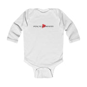 Infant Long Sleeve Bodysuit, Classic Logo-Kids clothes-Practice Empathy