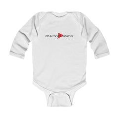 Infant Long Sleeve Bodysuit, Classic Logo-Kids clothes-Practice Empathy