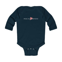 Infant Long Sleeve Bodysuit, Classic Logo-Kids clothes-Practice Empathy