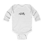 Infant Long Sleeve Bodysuit, Hand in Hand Logo-Kids clothes-Practice Empathy