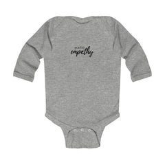 Infant Long Sleeve Bodysuit, Hand in Hand Logo-Kids clothes-Practice Empathy