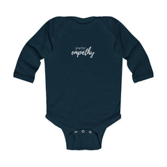 Infant Long Sleeve Bodysuit, Hand in Hand Logo-Kids clothes-Practice Empathy