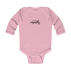 Infant Long Sleeve Bodysuit, Hand in Hand Logo-Kids clothes-Practice Empathy