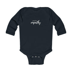 Infant Long Sleeve Bodysuit, Hand in Hand Logo-Kids clothes-Practice Empathy
