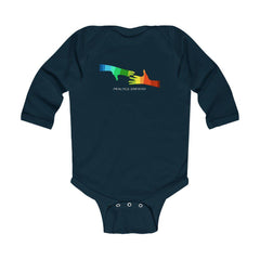 Infant Long Sleeve Bodysuit, My Hand to Yours-Kids clothes-Practice Empathy