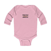 Infant Long Sleeve Bodysuit, Rainbow Logo-Kids clothes-Practice Empathy