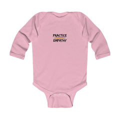 Infant Long Sleeve Bodysuit, Rainbow Logo-Kids clothes-Practice Empathy
