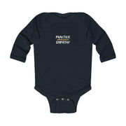 Infant Long Sleeve Bodysuit, Rainbow Logo-Kids clothes-Practice Empathy