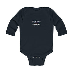 Infant Long Sleeve Bodysuit, Rainbow Logo-Kids clothes-Practice Empathy