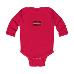 Infant Long Sleeve Bodysuit, Rainbow Logo-Kids clothes-Practice Empathy