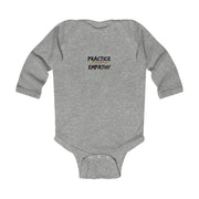 Infant Long Sleeve Bodysuit, Rainbow Logo-Kids clothes-Practice Empathy
