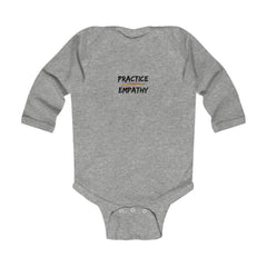 Infant Long Sleeve Bodysuit, Rainbow Logo-Kids clothes-Practice Empathy