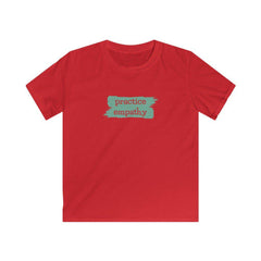 Junior Softstyle Tee, Brushes Logo-Kids clothes-Practice Empathy