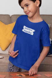 Junior Softstyle Tee, Brushes Logo-Kids clothes-Practice Empathy