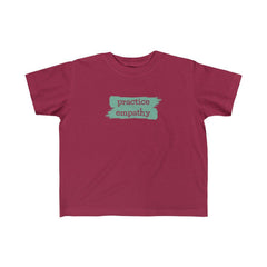 Kid's Fine Jersey Tee, Brushes Logo-Kids clothes-Practice Empathy