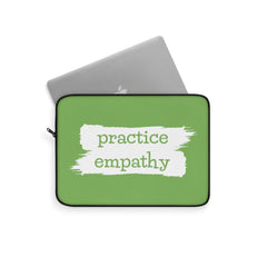 Laptop Sleeve, Brushes Logo-Laptop Sleeve-Practice Empathy
