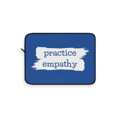 Laptop Sleeve, Brushes Logo, royal blue-Laptop Sleeve-Practice Empathy