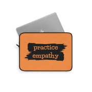 Laptop Sleeve, Brushes Logo, sunspot-Laptop Sleeve-Practice Empathy