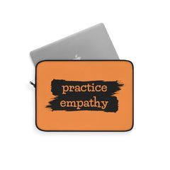 Laptop Sleeve, Brushes Logo, sunspot-Laptop Sleeve-Practice Empathy