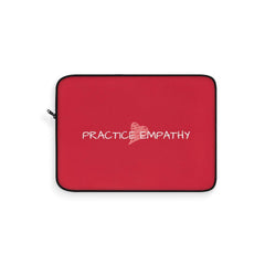 Laptop Sleeve, Classic Logo, red-Laptop Sleeve-Practice Empathy