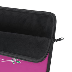 Laptop Sleeve, Olive Branch Logo, magenta-Laptop Sleeve-Practice Empathy