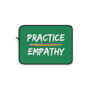 Laptop Sleeve, Rainbow Logo, forest green-Laptop Sleeve-Practice Empathy