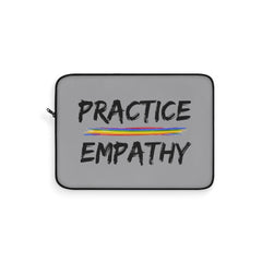 Laptop Sleeve, Rainbow Logo, gray-Laptop Sleeve-Practice Empathy