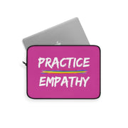 Laptop Sleeve, Rainbow Logo, magenta-Laptop Sleeve-Practice Empathy