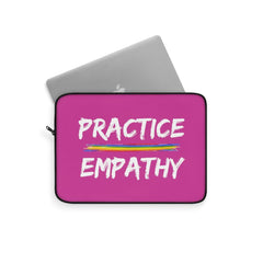 Laptop Sleeve, Rainbow Logo, magenta-Laptop Sleeve-Practice Empathy
